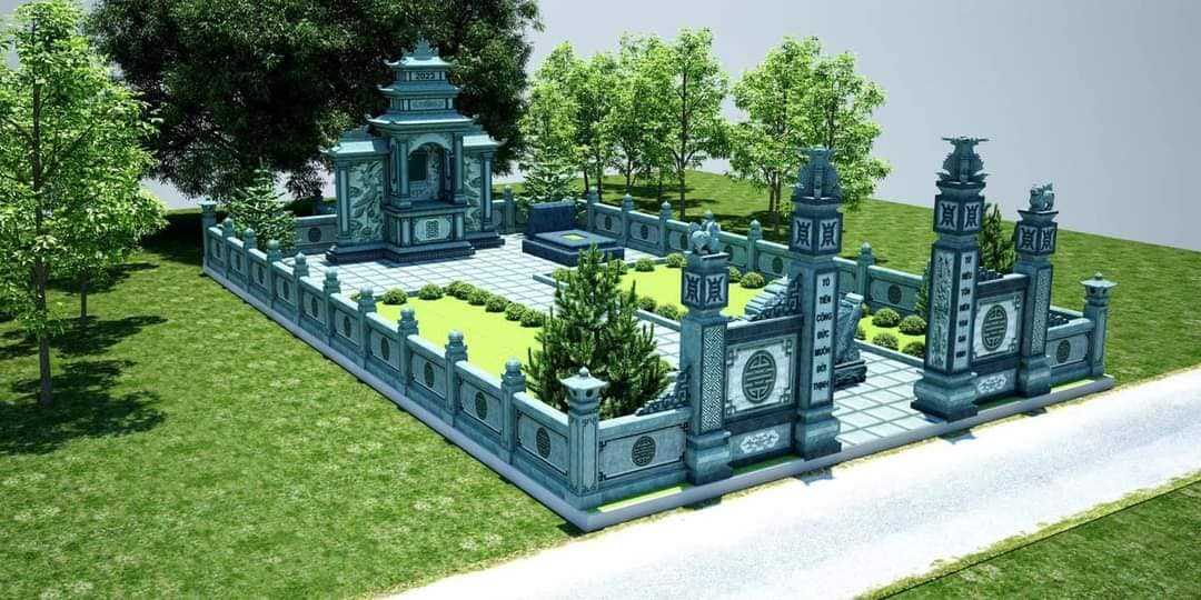 Phối cảnh khu lăng mộ - PC1