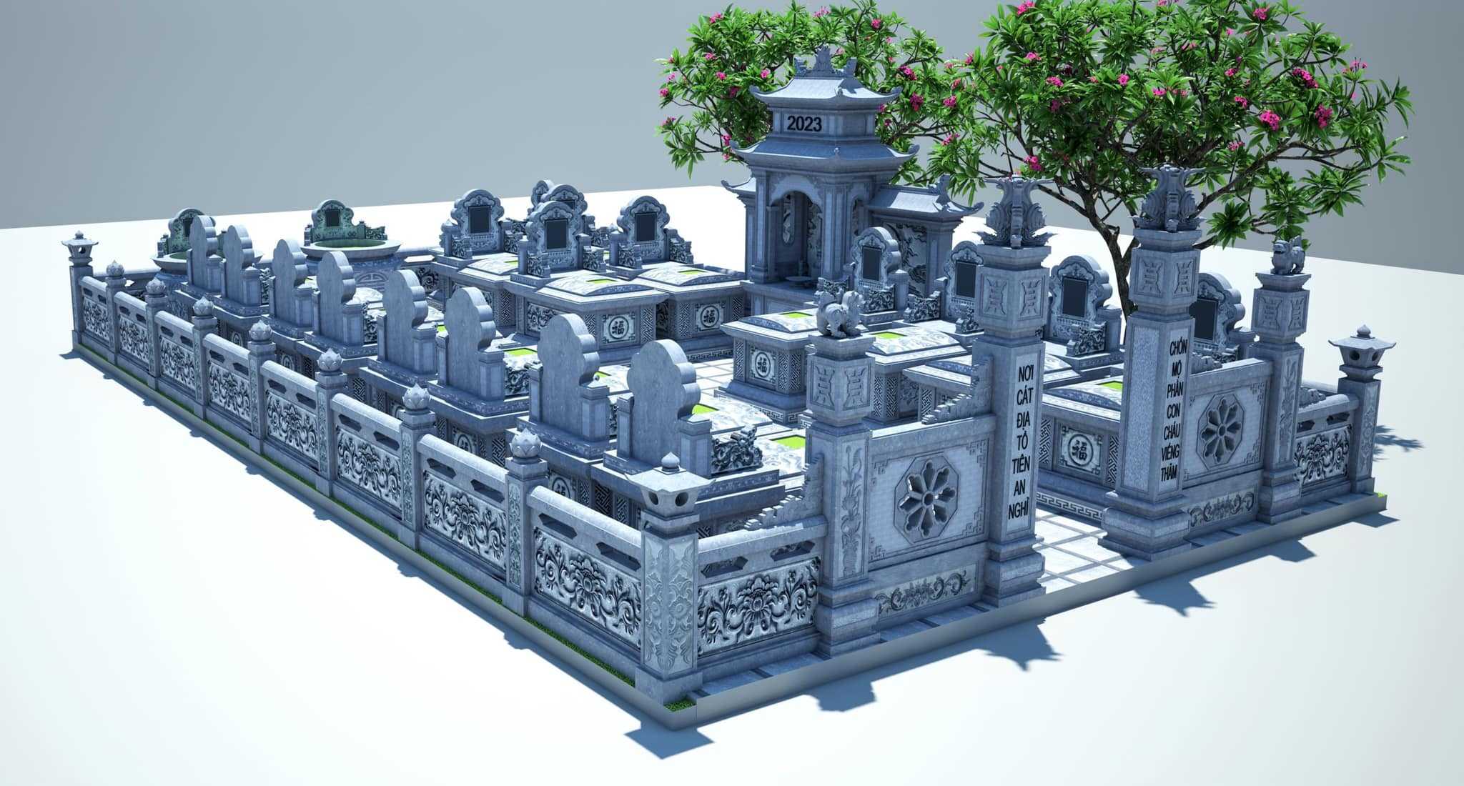 Phối cảnh khu lăng mộ - PC5