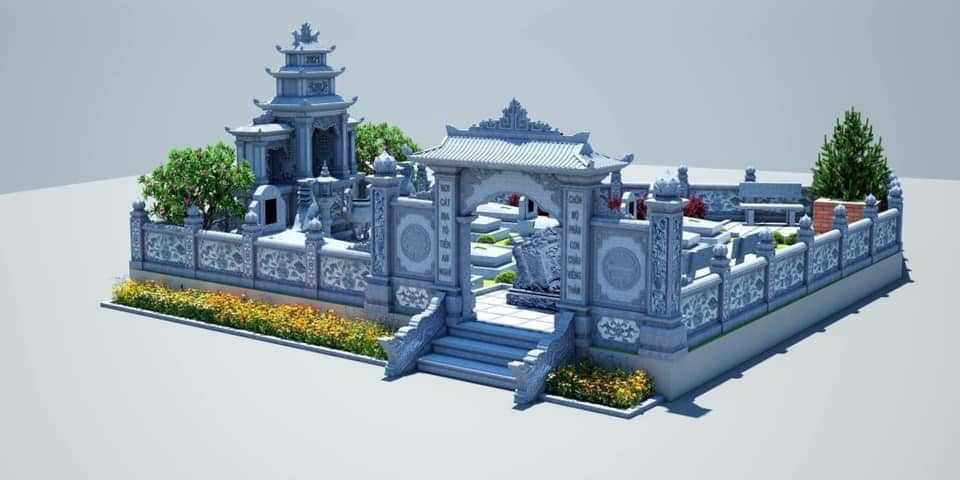 Phối cảnh khu lăng mộ - PC6