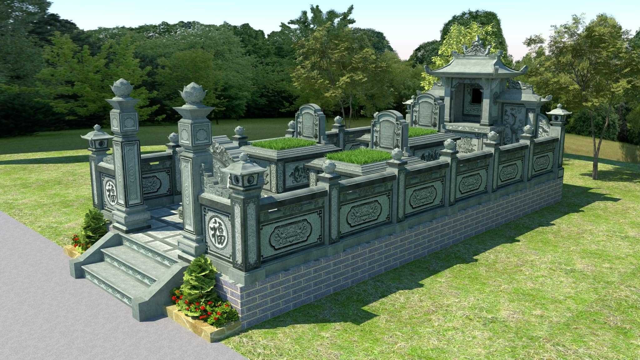 Phối cảnh khu lăng mộ - PC8